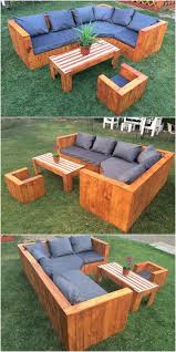 Garten Couch Set Mit Holzpaletten Gemacht Dekoration Ideen In 2020 Garten Couch Holzpaletten Palettenholz