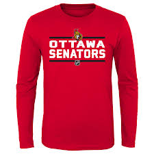 details about nhl ottawa senators long sleeve cotton t shirt top youth kids fanatics