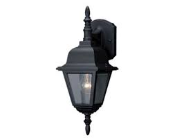 Maple Street 1 Light 16 625 Black Outdoor Wall Light At Menards Maple Street 1 Light 16 625 Bla Black Outdoor Wall Lights Outdoor Wall Lighting Wall Lights