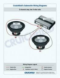 But the dual 2 ohm subwoofers came to a 1 ohm load that's too low, what do we do? Kd 1929 Also 2 Dual 4 Ohm Sub Wiring To A Mono On 1 Ohm Stable Wiring Diagram Download Diagram