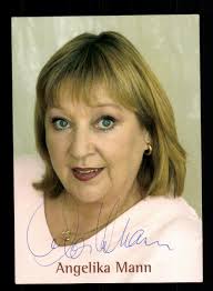 Angelika Mann Autogrammkarte Original Signiert ## BC 170379