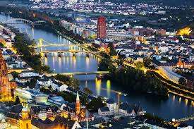 Γερμανία, φρανκφούρτη / germany, frankfurt. Panoramikh 8ea Ths Frankfoyrths Germania Pai3te Jigsaw Puzzle Dwrean Sto Epuzzle
