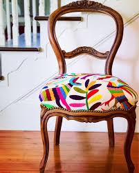 Eclectic Boho Side Chair In 2020 Vintage Chairs Side Chairs Boho Chair
