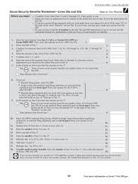 Do not use this worksheet if any of the following apply. 2014 2021 Form Irs Instruction 1040 Line 20a 20b Fill Online Printable Fillable Blank Pdffiller