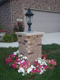 Brick Light Post Outdoor Post Lights Post Lights Outdoor Lamp Posts