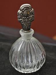 Attractive Vintage French Davco Scent Perfume Bottle With Plated Top Perfume Bottles Perfume Vintage Perfume Bottles