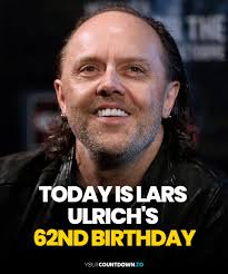 62 years of rhythm and rebellion! Lars Ulrich rewrote the drummer's  playbook—blending metal precision with punk energy and orchestral flair.  Still the driving force behind one of rock's greatest sagas. 🤘🎶  #LarsUlrich #