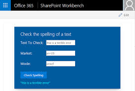 Sharepoint 365 And Azure Integration The Azure Bing Spell Check