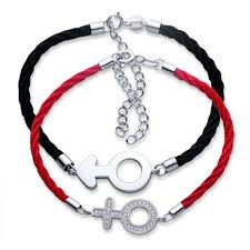 4.5 out of 5 stars. Male Female Symbols Bracelets Friendship Set For Two Lovers Bracelet Matching Couple Bracelets Silver Bangle Bracelets