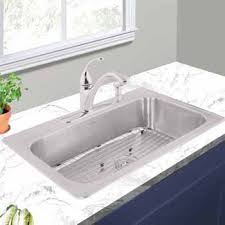 Available in stainless steel, copper, fireclay and many other finishes, our kitchen sinks are sure to blend perfectly with your existing kitchen, or into your remodel plans. Madaket Collection Large Rectangle Single Bowl Stainless Steel Drop In Kitchen Sink 33 W X 22 D X 8 H By Nantucket Sinks Kitchensource Com
