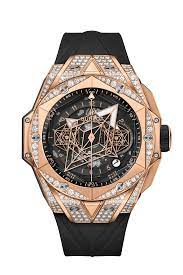 Hublot big bang unico sang bleu ii king gold. Big Bang Sang Bleu Ii King Gold Pave 45 Mm