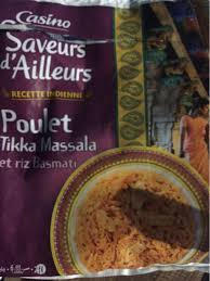 La sauce du poulet tikka massala est assez douce, peu épicée, parfumée à la tomate et au yaourt brassé. Poulet Tikka Massala Et Riz Basmati Casino Saveurs D Ailleurs 600 G