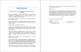 9 guidelines for writing an excellent press release; Press Release Templates Samples Word Templates For Free Download