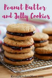Peanut Butter And Jelly Cookies Recipe Jelly Cookies Homemade Peanut Butter Cookies Peanut Butter