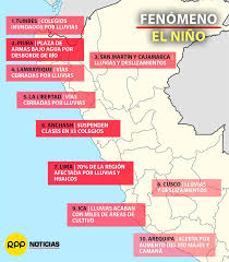 Fenomeno El Nino Mapas Ninos Ecologia
