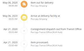 After that, no further tracking or updated information was available. Item Stuck In Klia Hub For Almost 2 Weeks