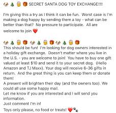 Psa Secret Santa Dog Toy Exchange Pyramid Scheme Is Circulating Through Social Media Please Warn Your Family Friends If They Re Thinking About Participating Antimlm