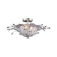 semi flush mount lighting