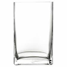 Wayfair Basics Table Vase Square Glass Vase Floor Vase Decor Tall Floor Vases