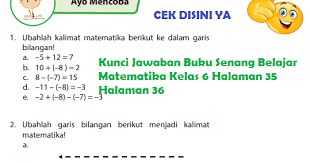 Video ini berisii pembahasan soal pada halaman 35 dab 36 buku senang belajar matematika kelas 6 semester 1. Lengkap Kunci Jawaban Halaman 35 36 Buku Senang Belajar Matematika Kelas 6 Simple News Kunci Jawaban Lengkap Terbaru
