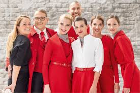 What is it about a uniform that makes us just stop and stare? Cabin Crew Style New Uniforms For Austrian Airlines How To Be Cabin Crew