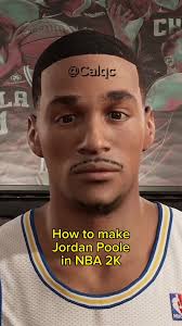 How to make Jordan Poole in NBA 2K #jordanpoole #nba2k #fyp #poole #nba2k24  #babysmoove #2kfacecreations #2kcommunity #pooleparty