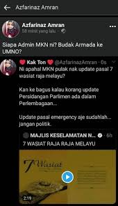 Kami isytiharkan dan kami simpan untuk kamu dan kami benarkan kamu isytihar dan simpan untuk. Lovelydarshan On Twitter Puan Cik Azfarinaz Ini Marah Kenapa Adakah Mknjpm Tidak Boleh Muatnaik Wasiat Raja Raja Melayu Wasiat Ini Adalah Kesimpulan Dari Perlembagaan Malaysia Tidak Ada Kena Mengena Dengan Politik Raja Adalah Melebihi