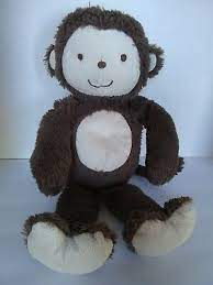 Triboro Quilt Brown Monkey Plush 14 Soft Stuffed Animal Sewn Eyes Soft Stuffed Animals Monkey Plush Monkey Stuffed Animal