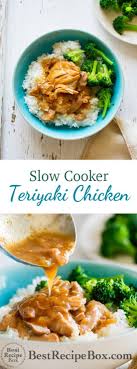 Slow Cooker Teriyaki Chicken Recipe In Crock Pot Best Recipe Box Recipe Best Teriyaki Chicken Recipe Chicken Teriyaki Recipe Slow Cooker Teriyaki Chicken