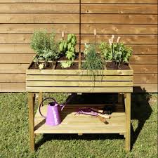 Carre Potager Sur Pieds Bois Traite Autoclave Kub L100 H80 Cm 1 Colis L 112 X P 100 X H 61 Cm Gamm Vert