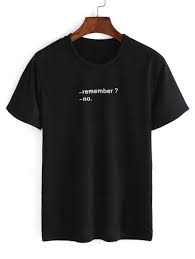 تي شيرت أسود كم قصير Printed Shirts Cool T Shirts Shirts