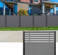 WPC Clôture De Barrière Jardin Confidentialité 100 120 140 160 180 Cm  Panneaux De Clôture En Aluminium Pour Terrasses De Cour Intérieure, Mur De  ...