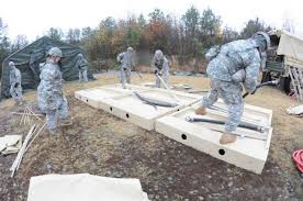 Fort Lee Soldiers Erect Shower Facility Fort Lee Facility Fort