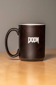 Heat change cup allow for many stylish variations and can help express one's personality as well as to advertise particular logos. Doom Heat Changing Mug Official Bethesda Gear Store
