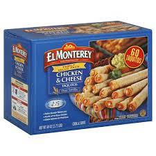 How many calories should i be eating a day? El Monterey Taquitos Flour Tortillas Chicken Cheese Family Value Pack 60 Each Instacart
