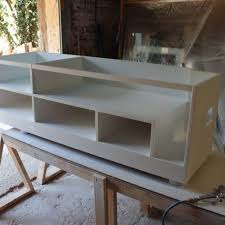 Fabrication Sur Mesure D Un Meuble Bas Et Claustra Mobile Meuble Bas Deco Entree Maison Idee Entree Maison