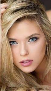free make up sample beautiful girl face gorgeous blonde beautiful blonde