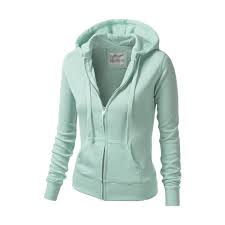 Rotita Zipper Closure Mint Green Long Sleeve Hoodie 24 Liked On Polyvore Featuring Tops Hoodies Green Cotton Hoodie Green Top Hoodie Sweatshirt Tops