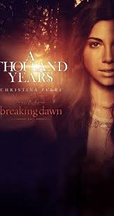 It was written by christina perri, specifically for the twilight breaking dawn part 1 soundtrack. Christina Perri A Thousand Years Video 2011 Trivia Imdb
