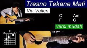 Kunci Gitar Tresno Tekane Mati Via Vallen Tutorial Chord Dan Cara Genjrengan Youtube