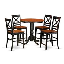 Faux marble tabletop laminated for added margarita r on jul 13, 2019. 5 Pc Counter Height Table And Chair Set High Top Table And 4 Counter Height Stool