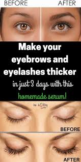 This Diy Serum Will Make Your Eyelashes And Eyebrows Thicker In Just 3 Days Diy Serum How To Grow Eyebrows Eyebrow Growth Serum