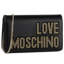 Pochette blanche en similicuir imprimé de love moschino. Love Moschino Tasche Pu Jc4091pp1alo100a Schwarz Gold Gunstig Kaufen Ebay