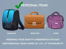 delta personal item size guide for
