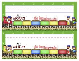 Http Www Jbonzer Com Trainnameplatebyjudybonzer Jpeg Train Theme Name Tags Trains Preschool Preschool Theme Train