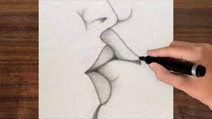 If you're feeling brave, test the waters with a small kiss on the hand or the cheek. How To Draw A Kissing Lips Easy Drawing Tutorial Drawing For Kiss Step By Step Youtube