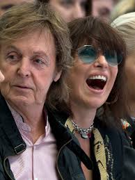 Paul, Stella McCartney front row at Hunter's show