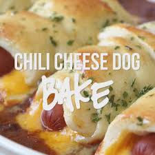 Chili Cheese Dog Bake Video Recipe Video Recipes Food Yummy Food