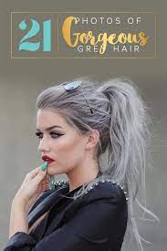 21 Pinterest Looks That Will Convince You To Dye Your Hair Grey Grey Hair Dye Metallic Hair Color Silver Hair Color