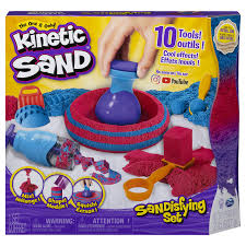 Kinetic Sand Sandisfying Set with 10 Tools - Samko & Miko Toy Warehouse